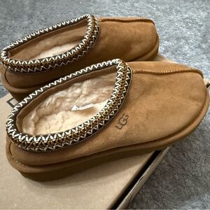 UGG Tan Suede Slippers